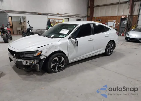 2022 Honda Insight Ex z USA, uszkodzony, nr VIN 19XZE4F51NE017214